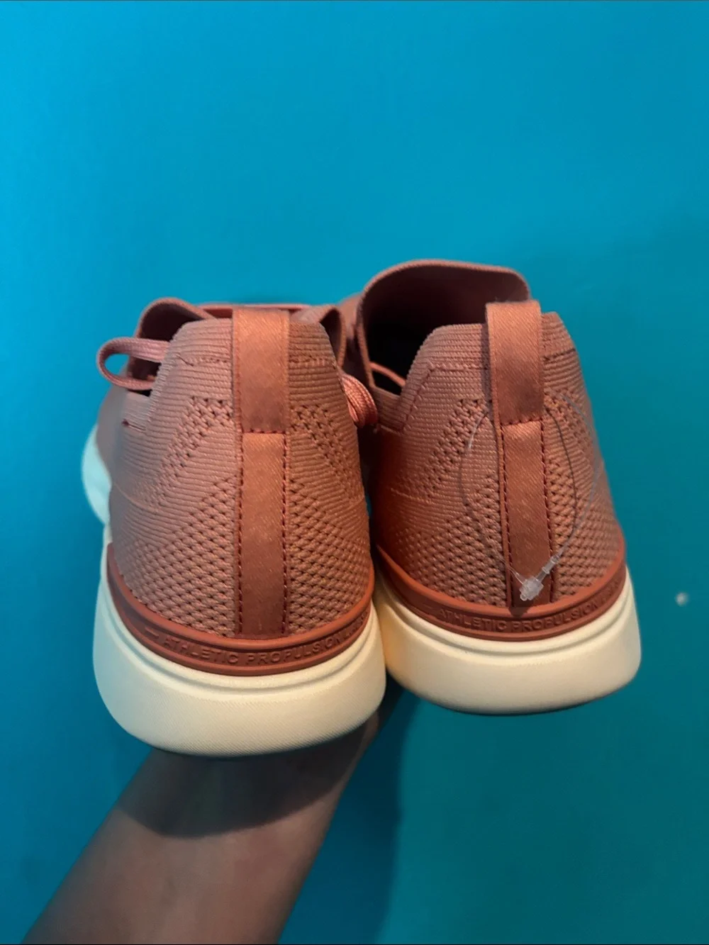 APL TechLoom Knit Sneakers in Coral Pink